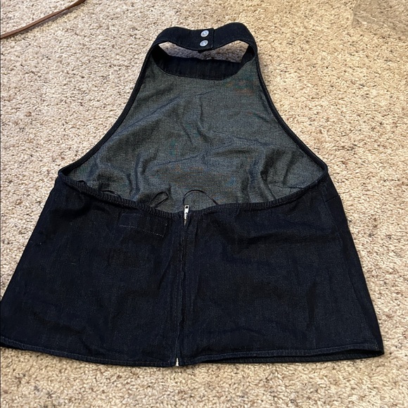Denim Halter Top - Picture 2 of 4